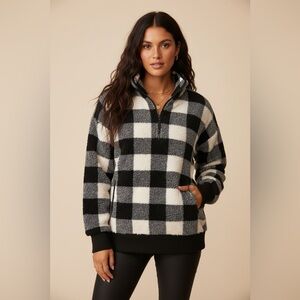 LuLaRoe Nancy Half Zip Pullover Jacket